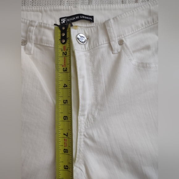 Elie Tahari for Bergdorf Goodman White High-waisted Fade Jean Sz. 4 - Picture 10 of 10